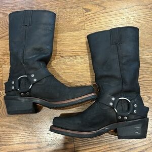 Vintage Harley Davidson motorcycle boot (mid-calf)
